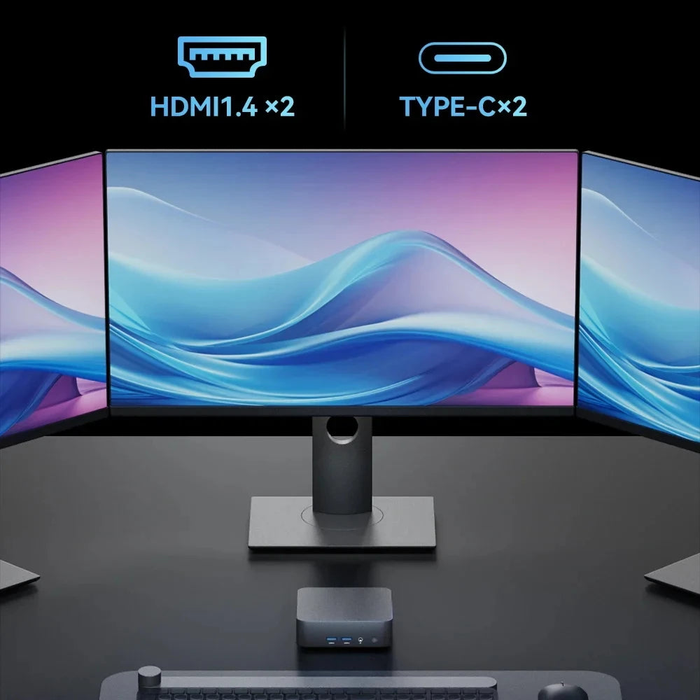 2025 Mini PC Core i9 8950HK Windows 11 Pro ordinateur de bureau ordinateur de jeu 16GB Ram 1TB SSD WiFi6 BT5.2 4K 60Hz petit ordinateur de poche