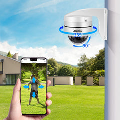 HIKVISION COMPATIBLE IP camera video surveillance 8MP 4K PTZ IK10 Anti-vandalisme DOME DOME ONVIF POE 5X OPTICAL ZOOM