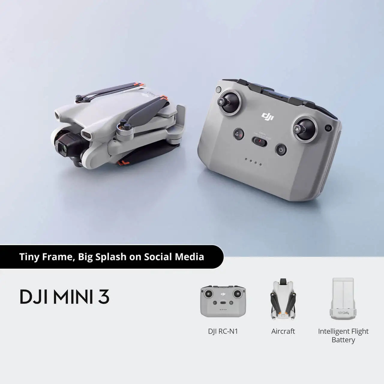 DJI Mini 3 Lightweight Mini Camera 4K HDR Video 38min Flight Time True Vertical Shooting DJI Original In Stock