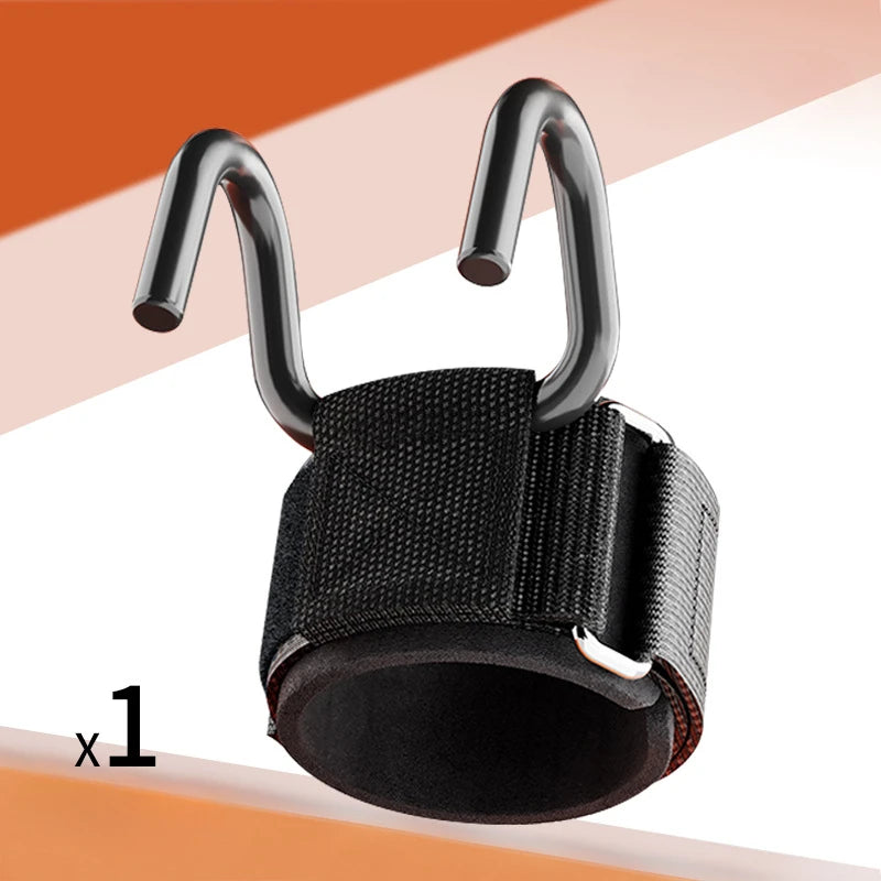 1/2 pièces crochet de levage dragonne poignée de main Support traction dure levage gants de Fitness pour hommes et femmes équipement de Fitness salle de sport