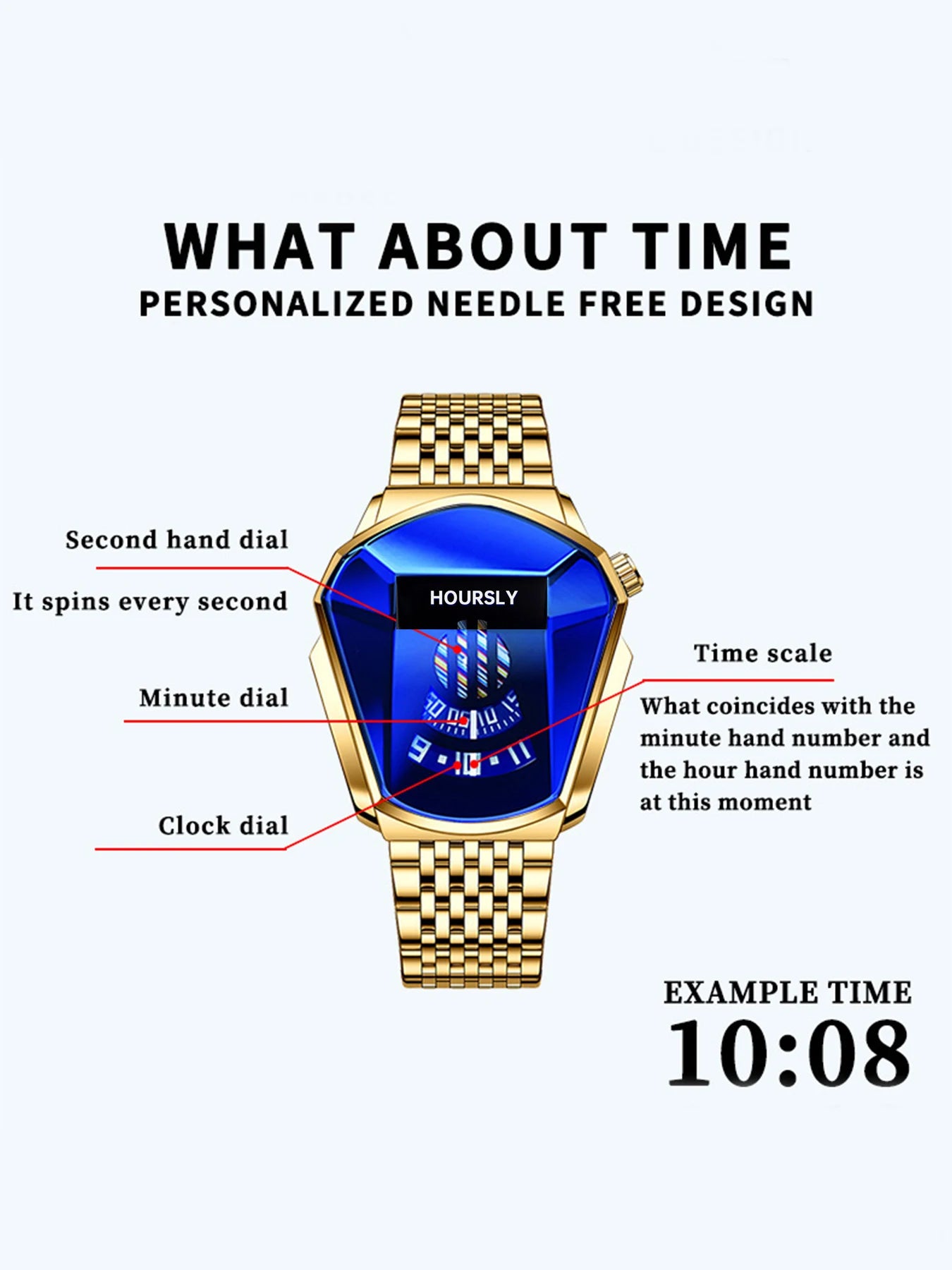 Montre à quartz étanche pour homme, personnalité, nouvelle tendance