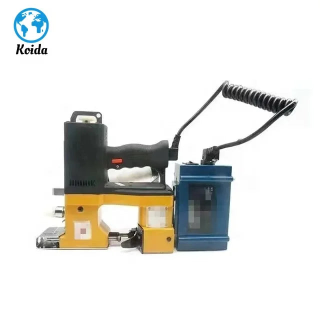 Machine à coudre portative automatique de sacs avec batterie