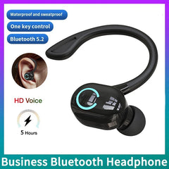 Écouteurs sans fil Bluetooth 5.0, oreillettes intra-auriculaires simples, étanches, TWS, mains libres, pour sport