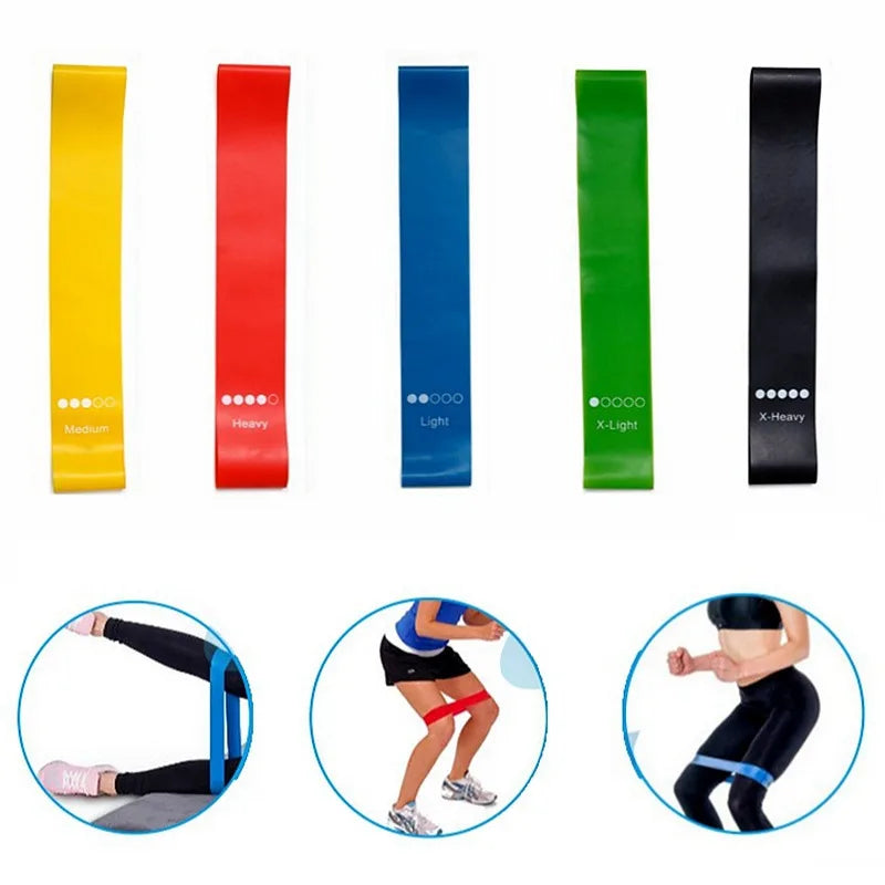 Bandes de résistance TPE, ensemble de Fitness, bandes à boucle en caoutchouc, entraînement de force, extenseur, équipement de gymnastique de Yoga, boucle en caoutchouc élastique