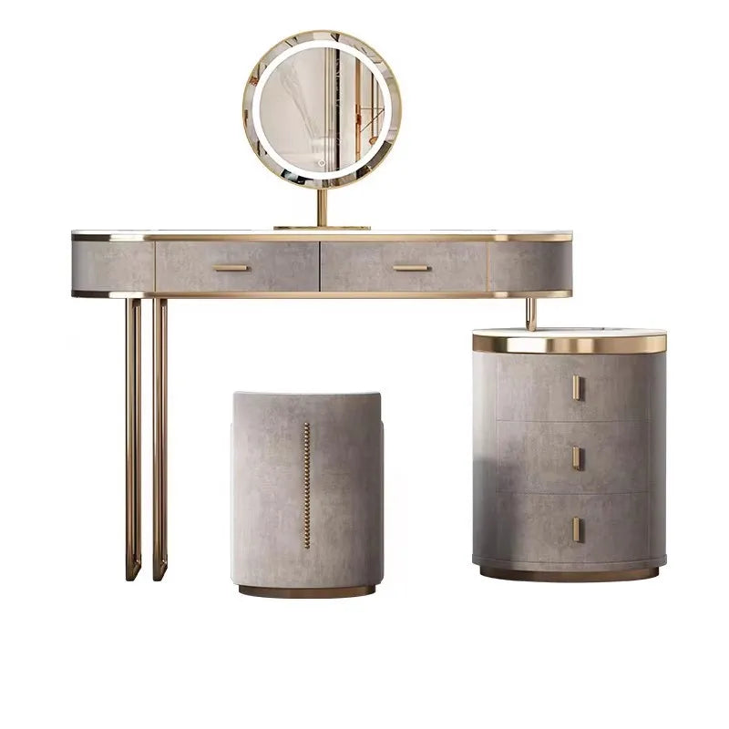 Fille jardin vanité Table chambre miroir moderne salle De bain coiffeuse bijoux organisateur Mesa De Maquillaje meubles à la mode
