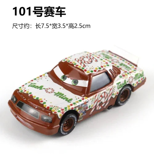 Tous les styles Disney Pixar Cars métal moulé sous pression voitures modèle Lightning McQueen alliage voiture numéro 4.19.28.36.51 101 série de course jouet