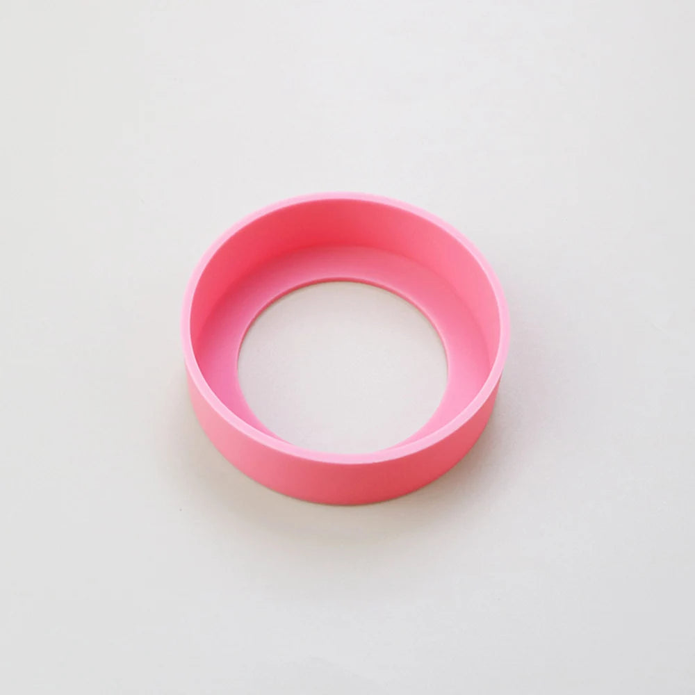 Couvercle inférieur de tasse en Silicone de 7cm, gaine de manchon de dessous de verre, anneau inférieur de tasse de 70MM, résistant à l'usure, couvercle inférieur incassable