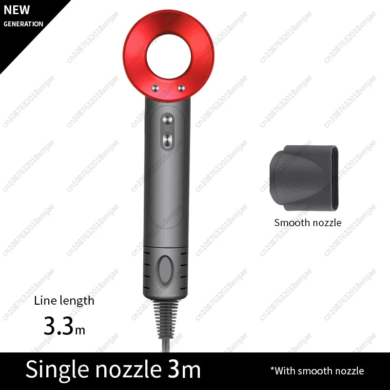 Super sèche-cheveux 220V sèche-cheveux sans feuilles soins personnels des cheveux style outil d'ions négatifs sèche-cheveux électriques à anions constants