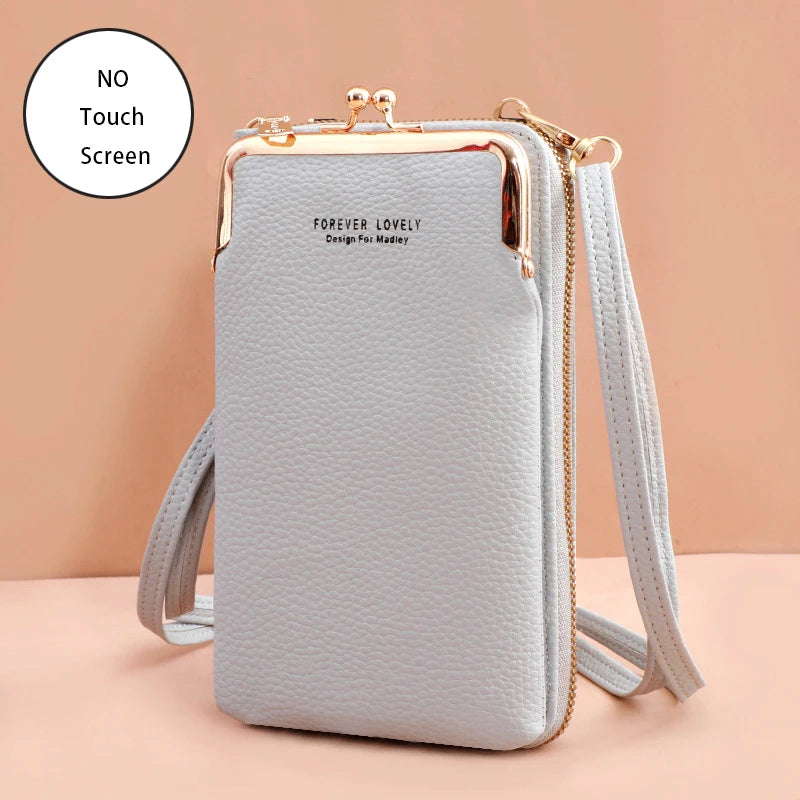Buylor sac à main femme écran tactile sac à main pour téléphone portable sac à bandoulière femme pas cher petit portefeuille en cuir souple bandoulière сумка ж Dönusen