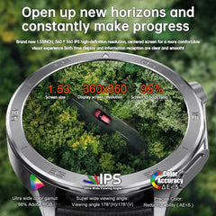 Montre connectée de sport de plein air pour hommes, grande batterie, écran AMOLED de 1.53 pouces, boussole, étanche 10ATM, appel Bluetooth, pour OPPO, 2025