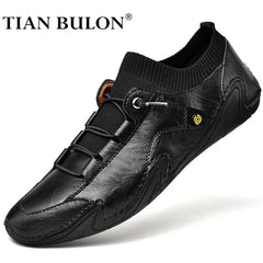 Hommes chaussures décontracté en cuir à la main hommes baskets respirant chaussures de conduite concepteur hommes mocassins mode mocassins Zapatos Hombre