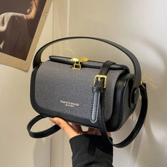 Petits sacs carrés en cuir PU pour femmes, de haute qualité, tendance, classique, sac à bandoulière de banlieue, sacs à main à poignée courte, 2024