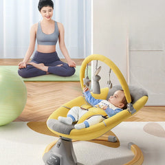 Chaise à bascule pour bébé, chaise apaisante, berceau électrique multifonctionnel pour bébé, berceau de couchage pour nouveau-né, balançoire électrique pour bébé