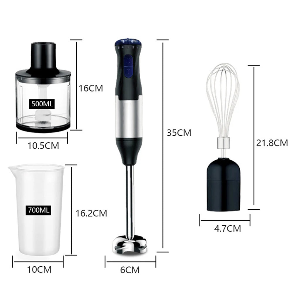 Mélangeur électrique portatif 4 en 1, 110V/220V, robot culinaire, appareils ménagers, hachoir à viande de cuisine, agitateur d'œufs de fruits et légumes