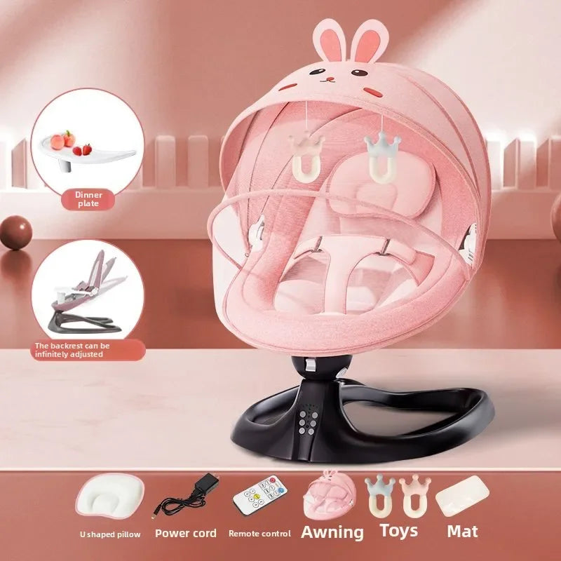 Électrique apaisant bébé bascule inclinable berceau chaise électrique nouveau-né et sieste nourrissons apaisant bascule bébé balançoires