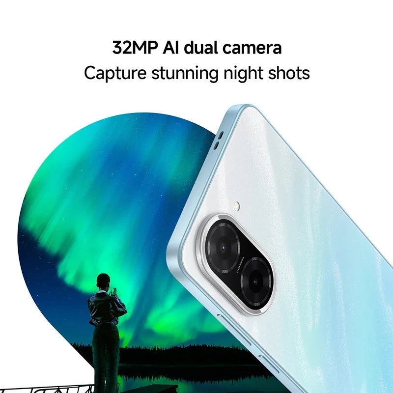 Version mondiale Xiaomi Redmi A5 Smartphone 32MP AI double caméra 6.88 "affichage UNISOC T7250 CPU 5200mAh batterie 15W charge rapide