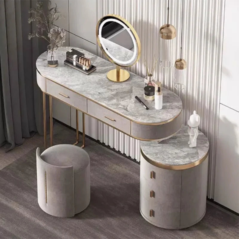 Fille jardin vanité Table chambre miroir moderne salle De bain coiffeuse bijoux organisateur Mesa De Maquillaje meubles à la mode