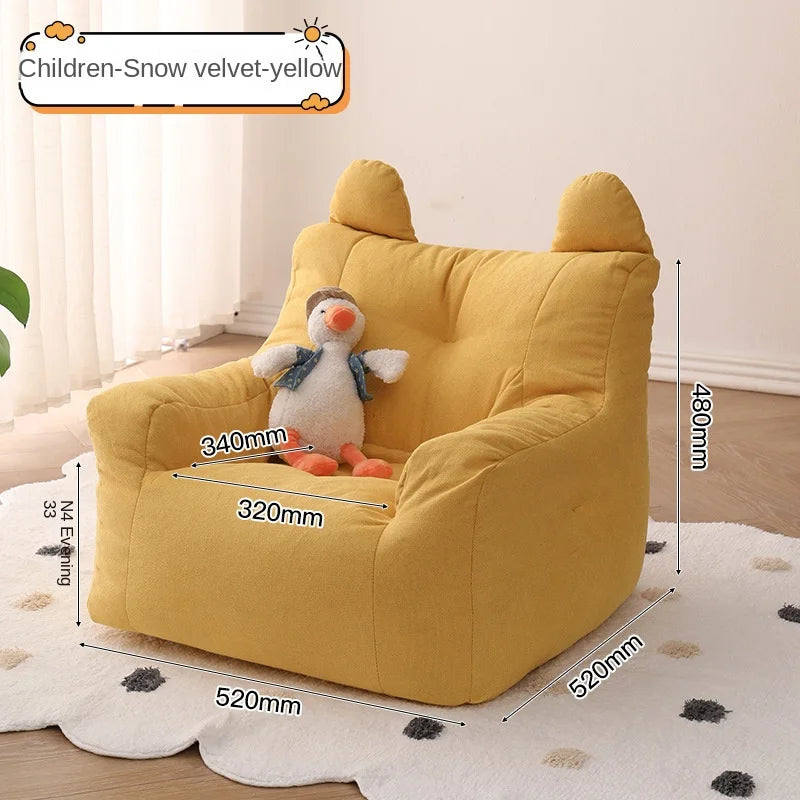 Canapé simple chaise siège de dessin animé bébé canapé enfants canapé mignon paresseux pouf écologique épaissi Portable canapé chaise