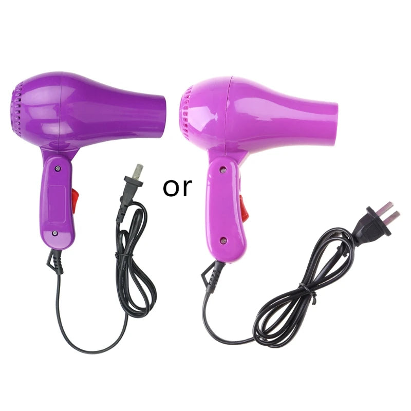 sèche-cheveux professionnel de voyage, Portable et pliable, Compact, 220 W, 850 V AC, haute qualité