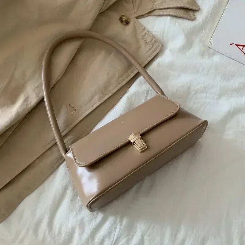 Sacs à bandoulière de marque de luxe pour femmes, Design de mode sous les bras, sac à bandoulière, sac à main et bourses de couleur unie, 2025