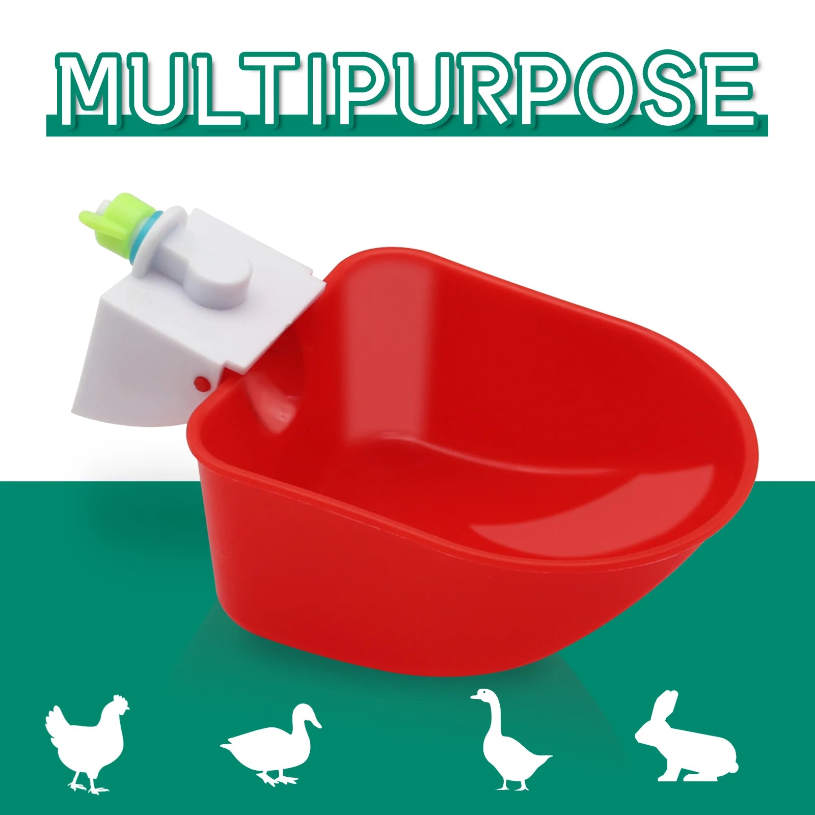 5 pièces bol à boire automatique pour oie canard poulet tasse d'eau abreuvoir bol ferme volaille abreuvoir bols à boire distributeur d'eau