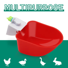 5 pièces bol à boire automatique pour oie canard poulet tasse d'eau abreuvoir bol ferme volaille abreuvoir bols à boire distributeur d'eau