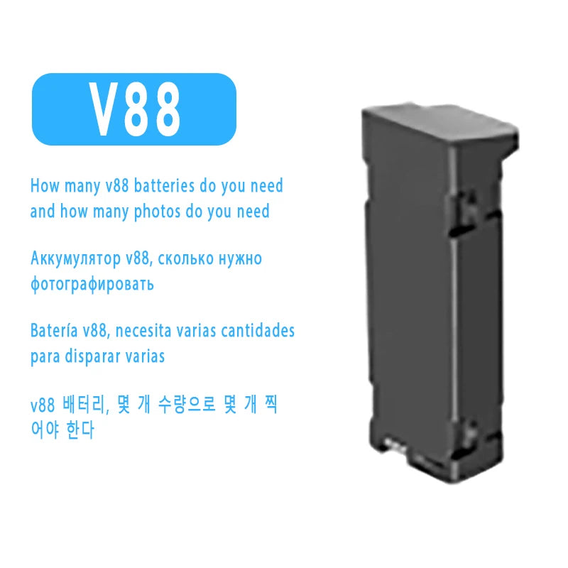 Batterie de Drone Rechargeable Compatible V168 V198/V198MAX M6 Z908 S2S V88 V66 V666