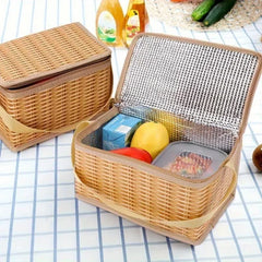 Nouveau Conteneur alimentaire Portable panier sac isolant boîte à déjeuner sac de pique-nique pour Camping en plein air stockage à domicile