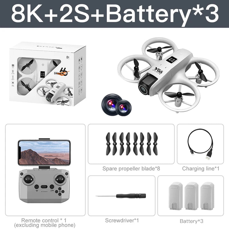 Xiaomi mijia V66 Drone Mini avion télécommandé 4K HD caméra jouet pour enfants Micro avion hauteur fixe Freestyle Quadcopter
