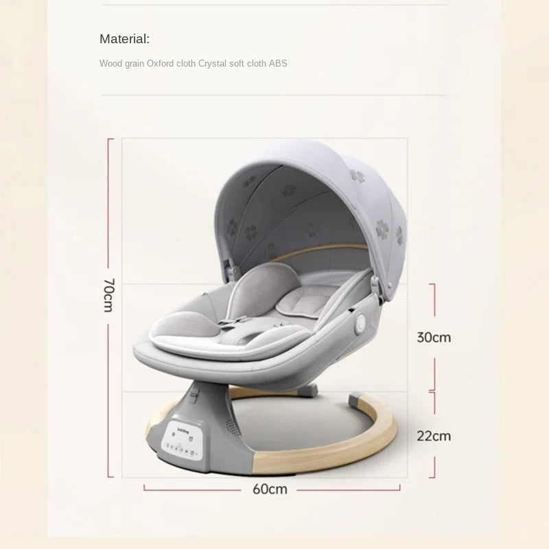 LAZYCHILD bébé chaise à bascule bébé berceuse chaise longue bébé nouveau-né lit à bascule berceau électrique chaise apaisante plaque amovible