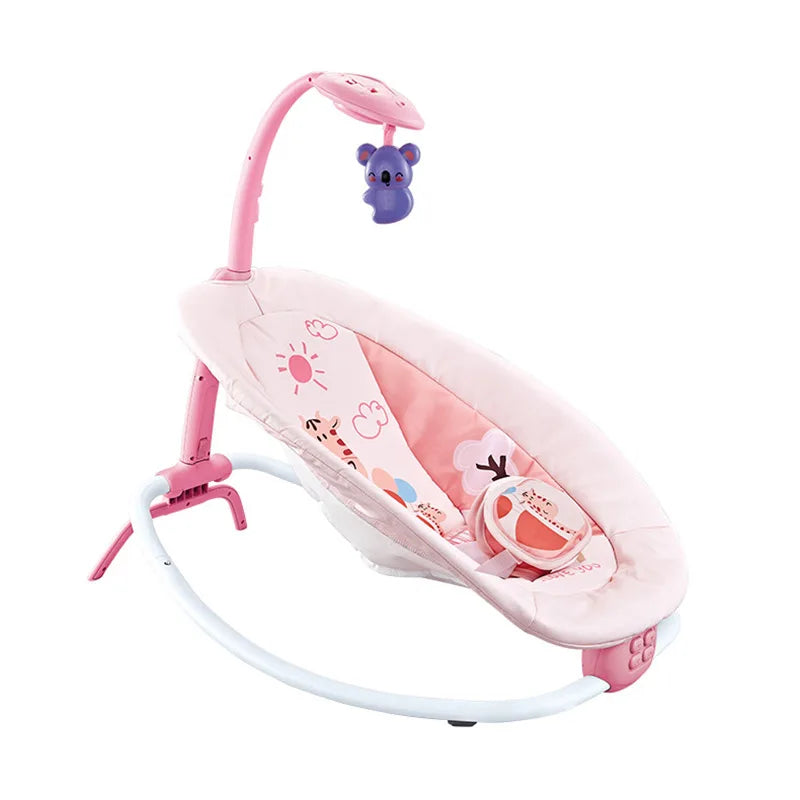 Chaise à bascule pliante multifonction pour bébé de 0 à 1 ans, siège vibrant avec musique, berceau réglable et apaisant