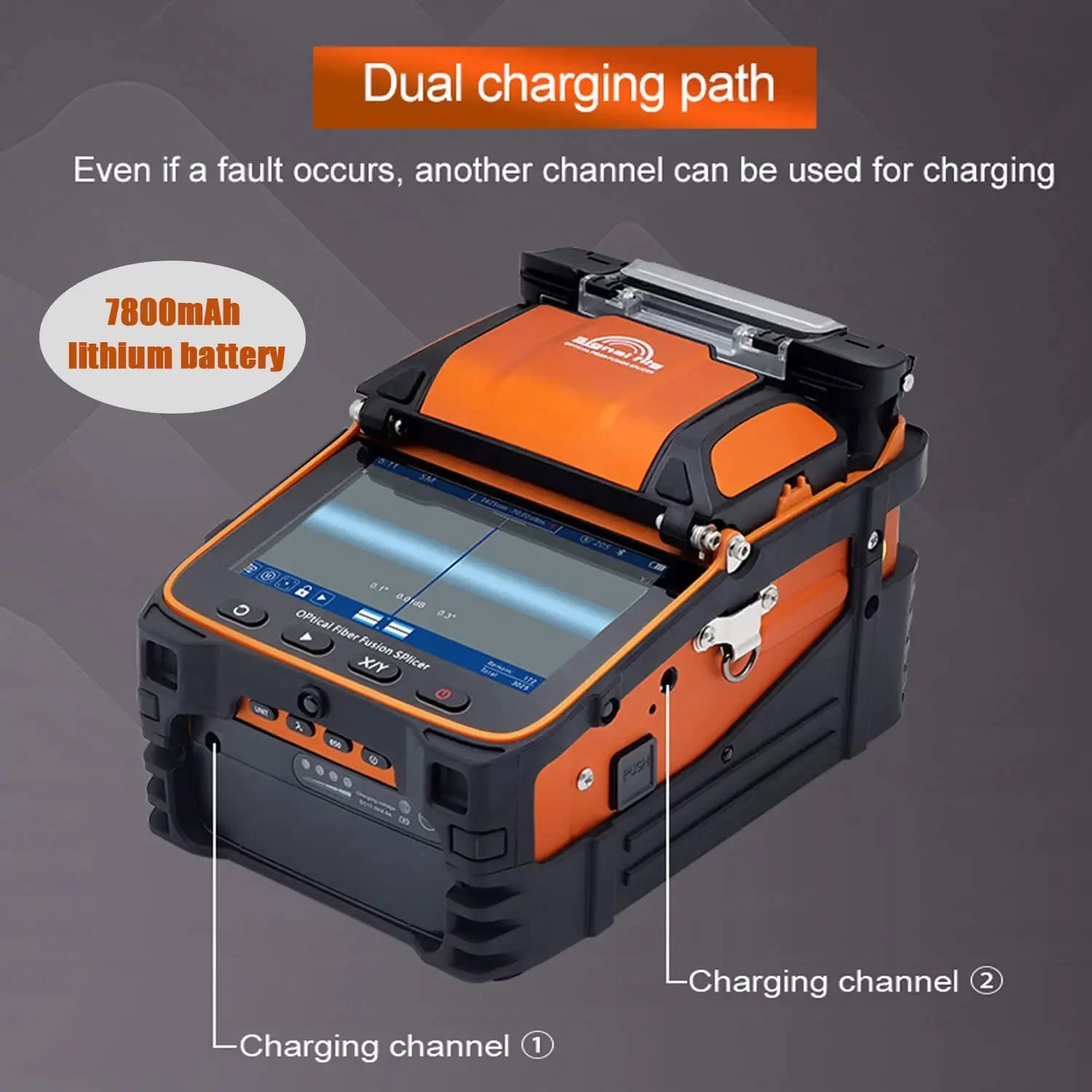 Signalfire AI-9 AI-6Ap Machine d'épissure de Fusion 6 moteur 5S machine d'épissage avec kits d'outils de compteur de puissance optique VFL CE livraison gratuite
