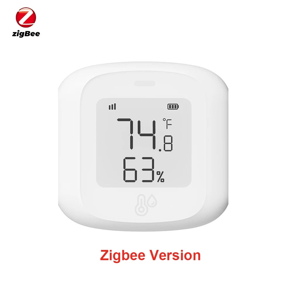 Tuya WiFi/Zigbee capteur intelligent de température et d'humidité écran LCD intérieur thermomètre moniteur fonctionne avec Alexa Google Assistant