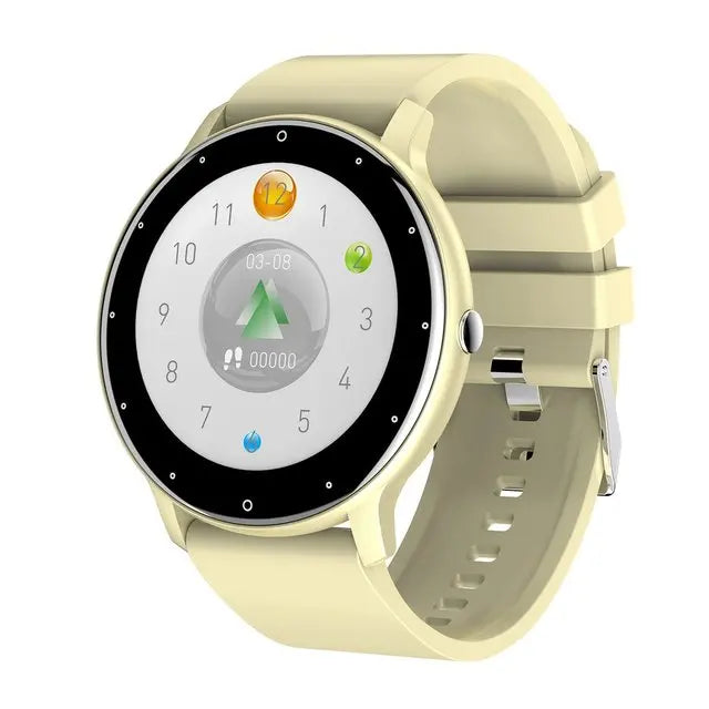 ZL02D Hommes Montre Intelligente Écran Tactile Complet Sport Fitness Tracker IP68 Étanche Bluetooth Smartwatch pour Hommes Femmes Smartphone 2023