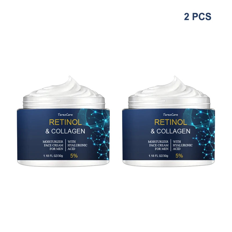 Wrinkle Cream For Men Remove Face Neck Wrinkle Firming Moisturizing Skin Retinol Collagen Face Cream Anti-aging Facial Treatment