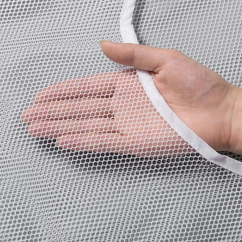 Sac de rangement pour vêtements sales, panier à cadre, seau pliable en maille pour linge, salle de bains, organisateur mural pour vêtements ménagers avec crochet
