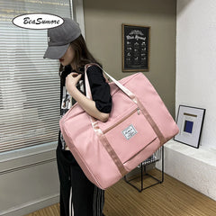 Sacs de voyage pliants de grande capacité, fourre-tout étanche, sac à main de voyage, sac de sport, rangement de Yoga, sac à bandoulière pour femmes et hommes