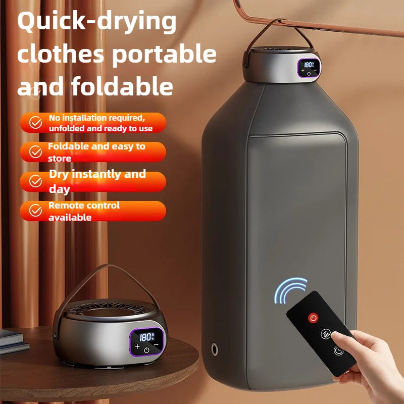 Sèche-linge domestique, chauffage automatique Portable à séchage rapide, Machine multifonctionnelle pour sécher les chaussures et sécher les couettes