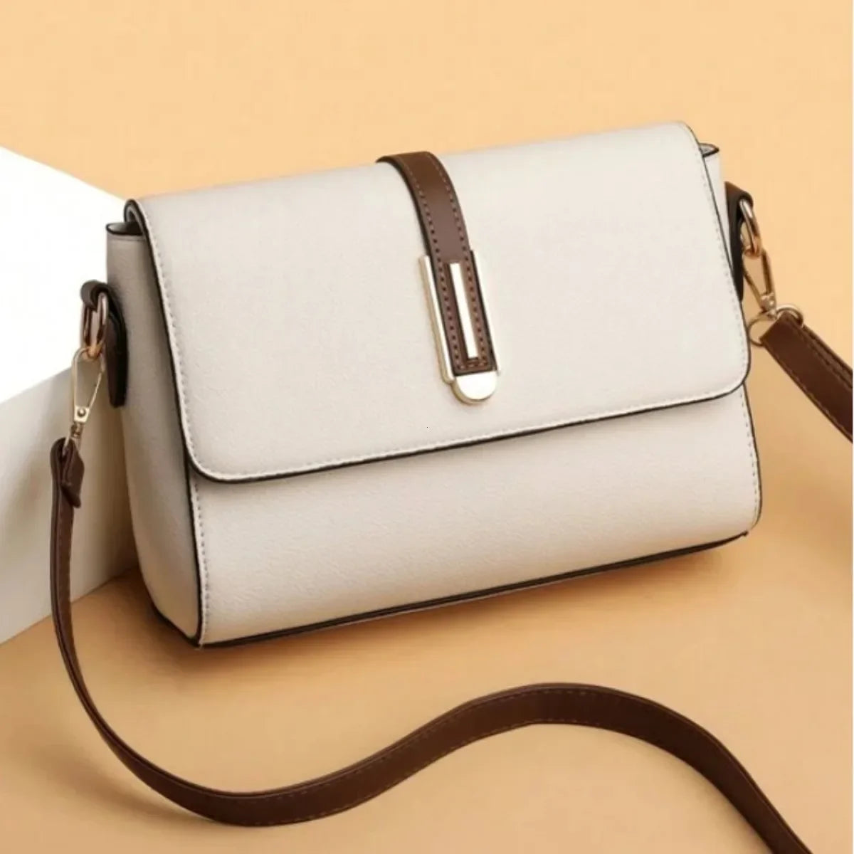 Sac à bandoulière en cuir PU pour femmes, sacoche polyvalente à bandoulière, petits sacs à Main