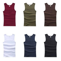 Offre spéciale été hommes vêtements femmes basique élastique débardeur pur coton sans manches hommes t-shirt musculation Fitness T-shirt