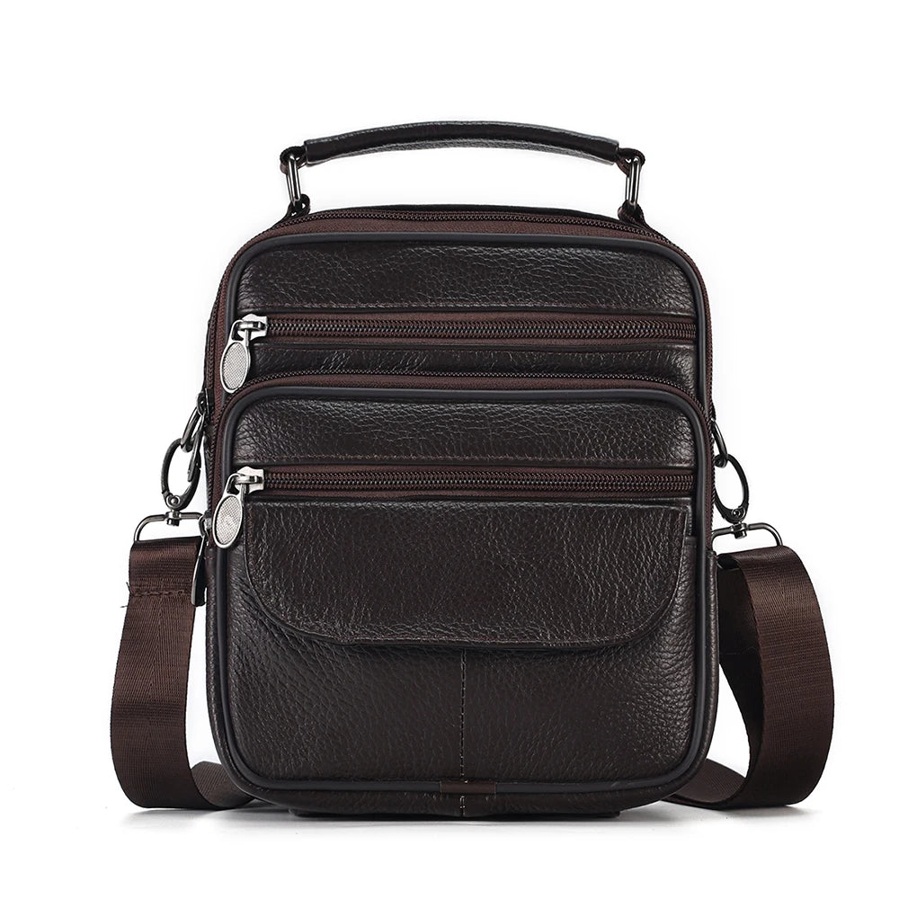 JOYIR hommes en cuir véritable sacs à bandoulière sac de messager pour homme sacs à bandoulière à la mode décontracté voyage sac à bandoulière sacs à main