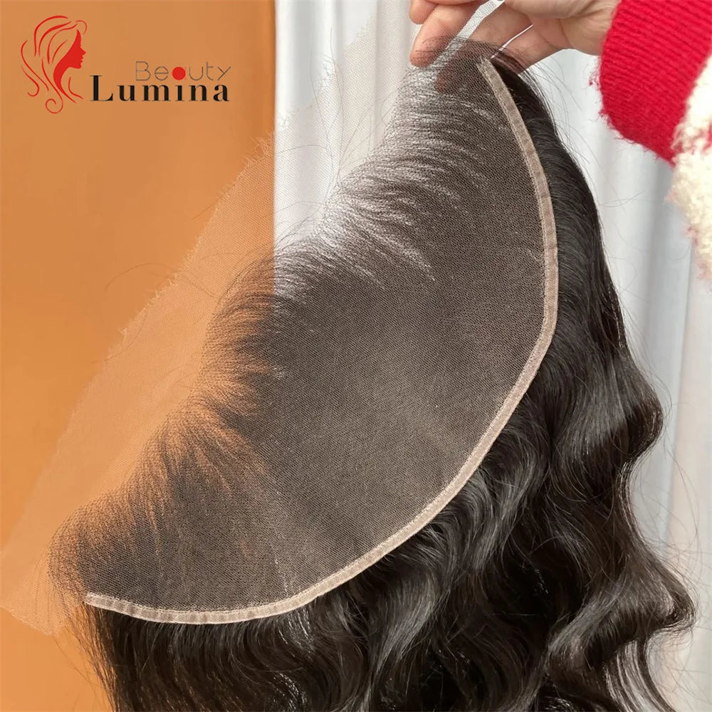 13x6 Straight Lace Frontal Invisible Transparent Lace Melt Skins Straight 13x4 Frontal Only 100% Human Hair Remy Pre Plucked