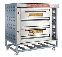 Cuisine commerciale 2 pont 4 plateaux four de cuisson pain industriel Pizza gâteau électrique boulangerie fours boulangerie machines fours Pizza