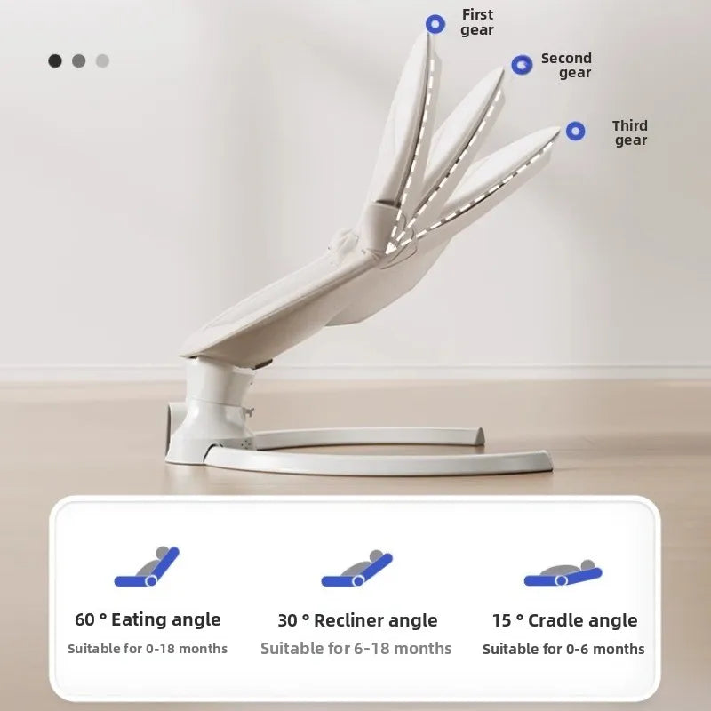 Balançoire pliable pour bébés, chaise à bascule électrique, lit à bascule, berceau électrique pour bébé, prendre bébé pour dormir, libérez vos mains