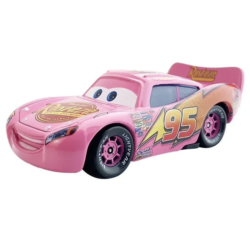 Voiture 2 Miss Fritter Pixar Lightning Mcqueen Collection Mini voitures de course 3 Cruz Ramirez Frank Queen jouet enfant Dinoco Guido Luigi