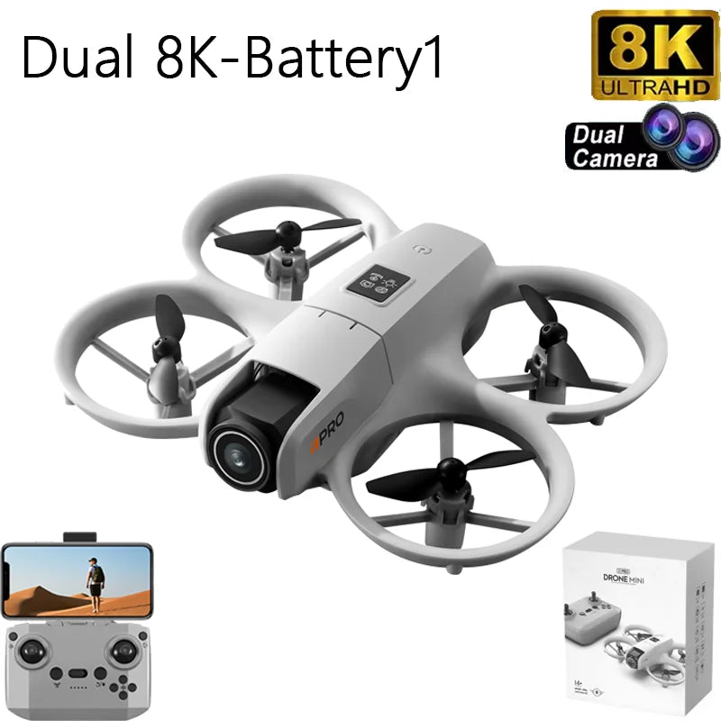 I1PRO Mini Drone professionnel 8K HD caméra Drone 5G WIFI FPV UAV avec écran télécommande évitement aérien quadrirotor jouet cadeau