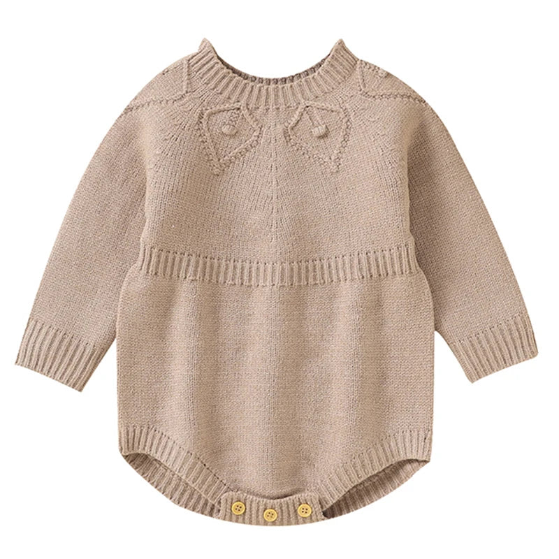 2025 Combinaison de Noël unisexe pour bébé Vert Vêtements mignons pour nouveau-né Automne Hiver Garçons Filles Col rond Cadeau de Noël Body en tricot