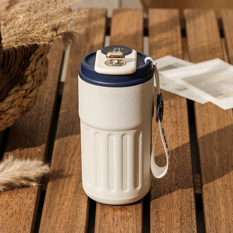 Bouteille Thermos de 450ml, affichage intelligent de la température, tasse sous vide en acier inoxydable 316, tasse à café de bureau, tasse thermique Portable d'affaires
