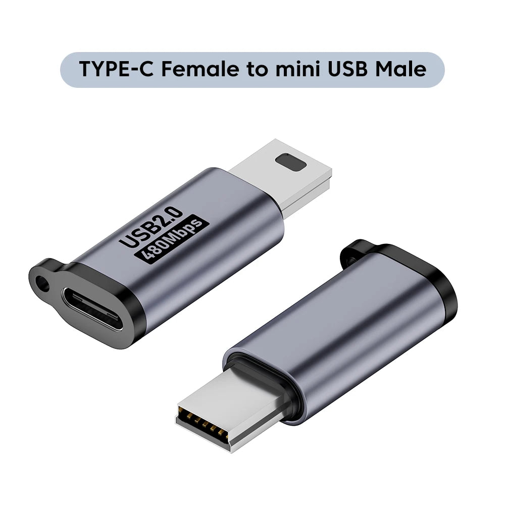 Adaptateur Micro USB vers Type c vers Lightning Adaptateur USB 2.0 vers Type c Transfert de données Transfert de données USB c Lightning pour iPhone