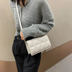 Petit sac à bandoulière en cuir PU pour femme, sac à main à poignée classique, créateur de marque de mode, initié, tendance